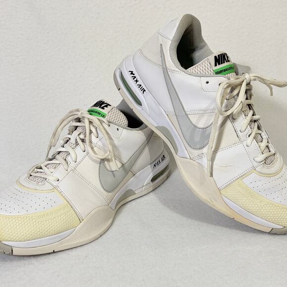 Nike Air Max Courtballistic 1.2 Vintage Sneakers Mens 14 Leather White Gray Shoe main image 5